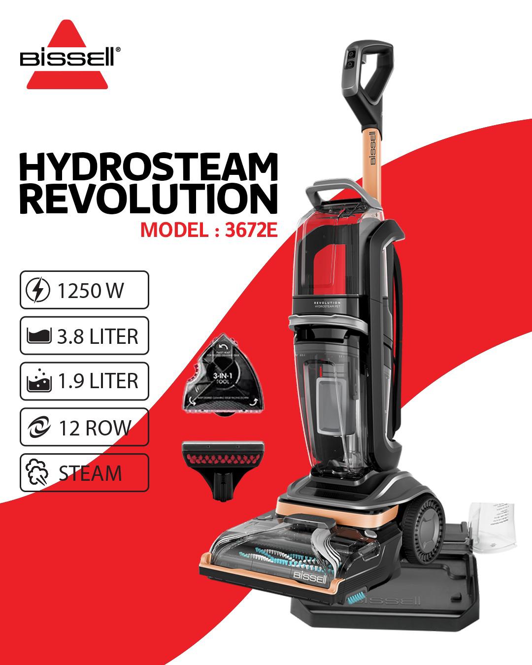 Bissell HydroSteam Revolution 3672E